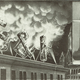 The “flaming” log sign, scanned from the October 1923 issue of Science and Invention magazine